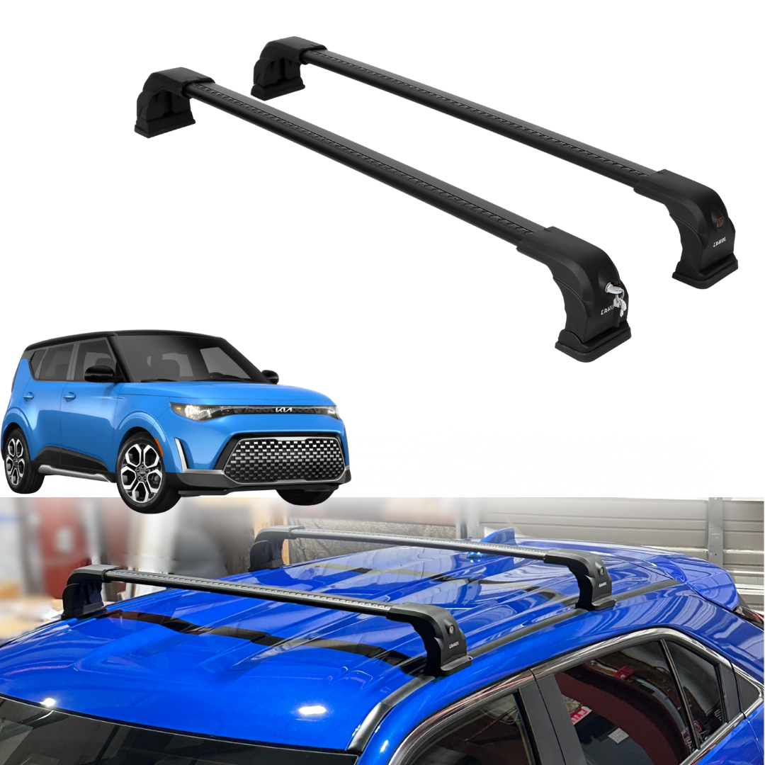 2PC Heavy Duty Roof Rack Crossbars for Kia Soul 2020-2026
