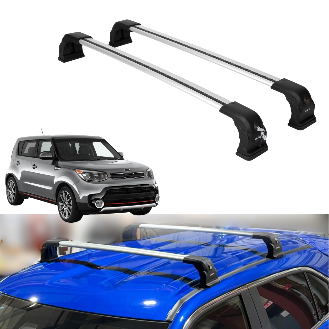 Heavy Duty Roof Rack Crossbars for Kia Soul 2014-2019